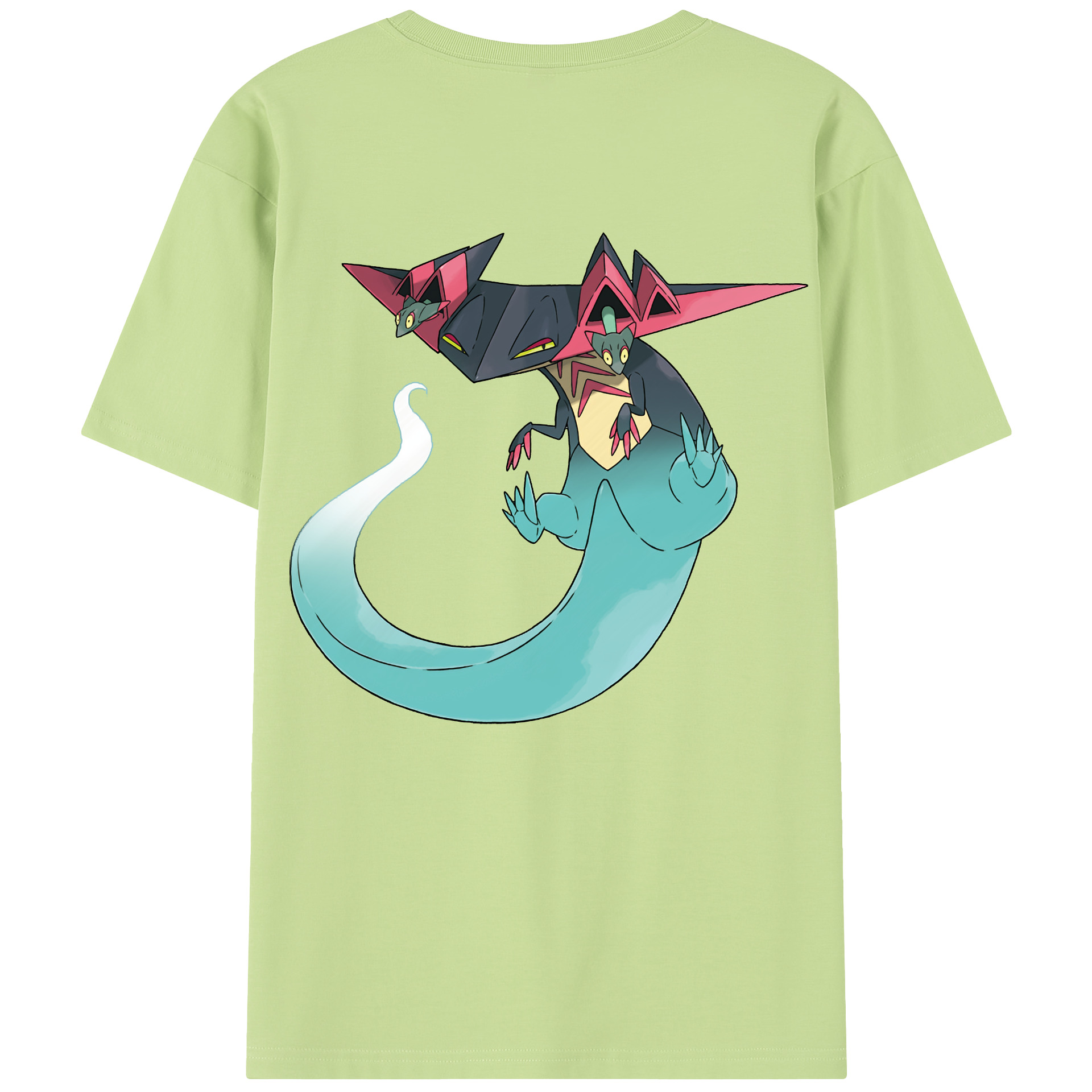 （画像用） ポケットモンスター Pokémon 綿100％半袖Tシャツ（背面プリント）